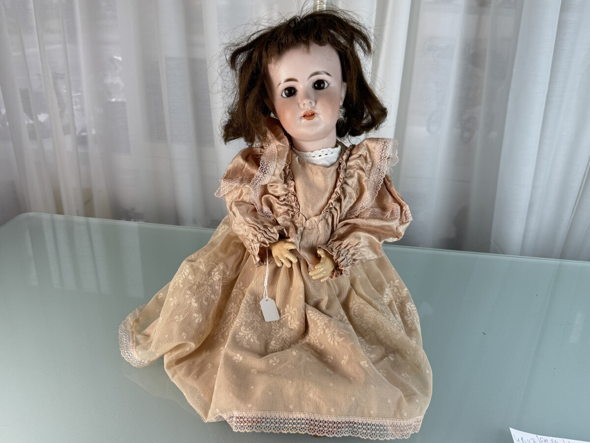 Artist Doll Old Collector Porcelain Head Doll 52 cm