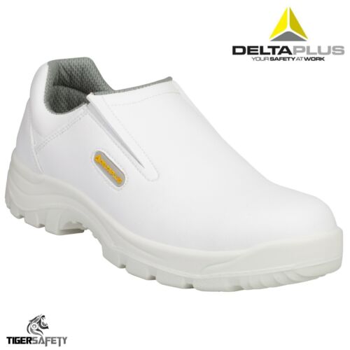 Delta Plus Robion S2 SRC White Ladies Steel Toe Cap Food Hygiene Safety Shoes - Picture 1 of 1