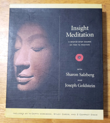 Insight Meditation Step by Step Course on How to Meditate  Workbook CD's Cards