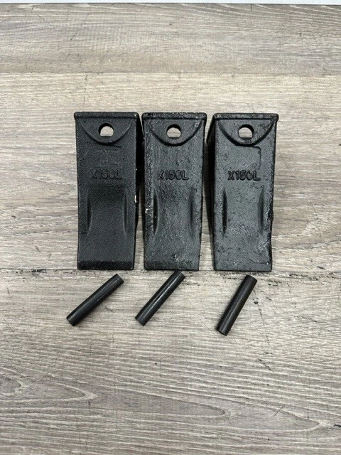 3 Pack X156 L Long Teeth with ROLL PINS for Digging Buckets | eBay