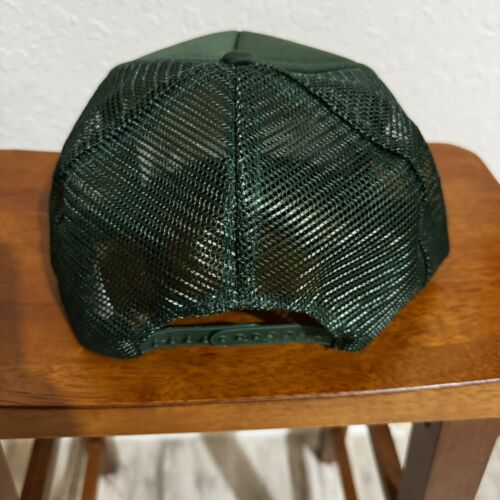 Mitchell Vntg SnapBack Trucker Hat Green Foam & Mesh Deadstock Designer Headwear - Picture 3 of 5