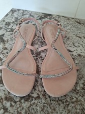 Schutz rosa pink suede sandals size 7B