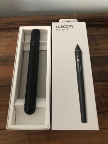 Wacom Pro Pen 3D nur Box und Metalletui, auch metallfarbene Halsbänder. OHNE STIFT