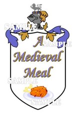 Medieval Times Medieval Meal Scrapbook Paper Embellishment Die Cut Piece