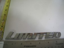 Limited Letters Emblem Bagde Chrome Oem Original