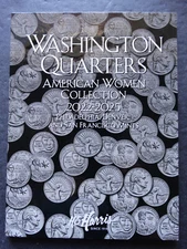 He Harris American Women Quarters Coin P, D and SF Folder 2022-2025 Album Book 