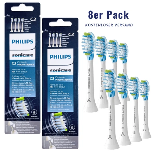 4/8er Pack Philips Sonicare C3 Ersatzbürsten Premium Plaque Control^*^ - Bild 27 von 36