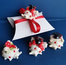 Bomboniere Laurea coccinella  pergamena Cappello Laurea 