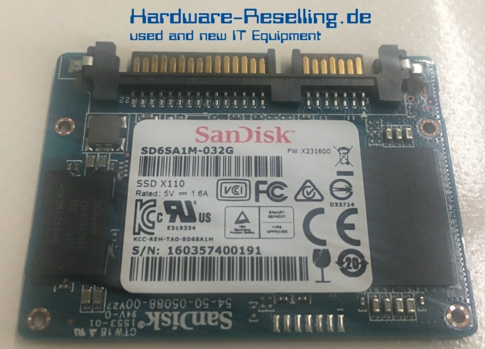 SanDisk X110 32 GB SSD 2,5" half-slim SATA SD6SA1M032G