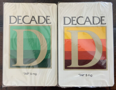 Vintage DECADE Playing Cards SEALED Stardust Casino Plastic Coated New Old Stock