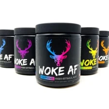 Bucked Up - WOKE AF High STIM Pre-Workout 30 Serving PICK FLAVOR - FREE SHIPPING