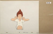 Back To The Future Original Production Drawing And Cel 84-48 Used Cond.