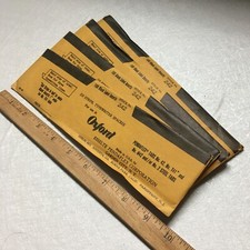 4 Vintage Oxford Pendaflex Tabs No.42 , No. T41* and No. M42 or No.2 Steel Tabs