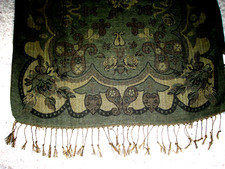 Jerusalem Women  s Scarf Large Holy Land 24 68" Vintage Soft 100 Cashmere