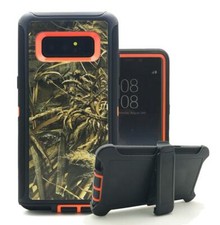 For Samsung Galaxy Note 10 Plus Tree Camouflage Military Case Clip Fits Otterbox