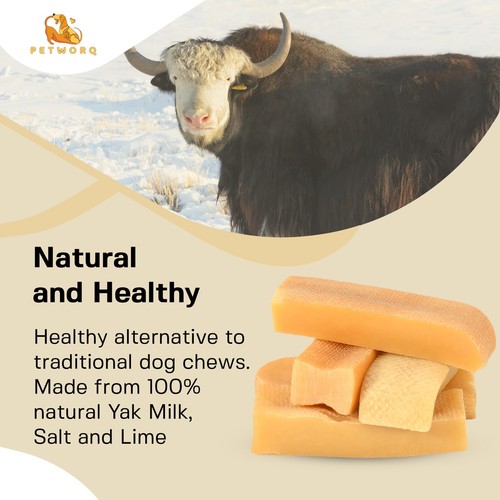 Masticable queso yak del Himalaya perro, comida para perro 100% natural palo para perro pequeño-8 piezas tamaño - Imagen 6 de 9