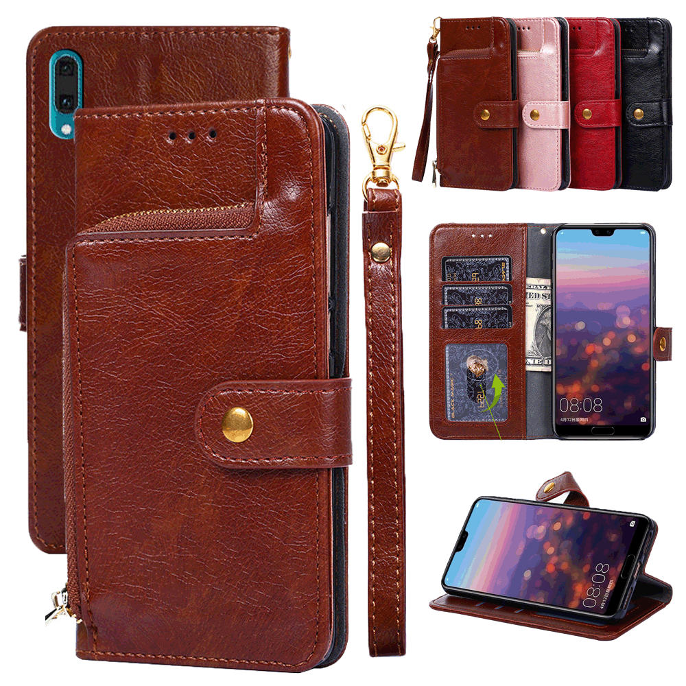 So様 iPhone15pro Zipper Leather Card Wallet Phone Case For Sony Xperia XZ3