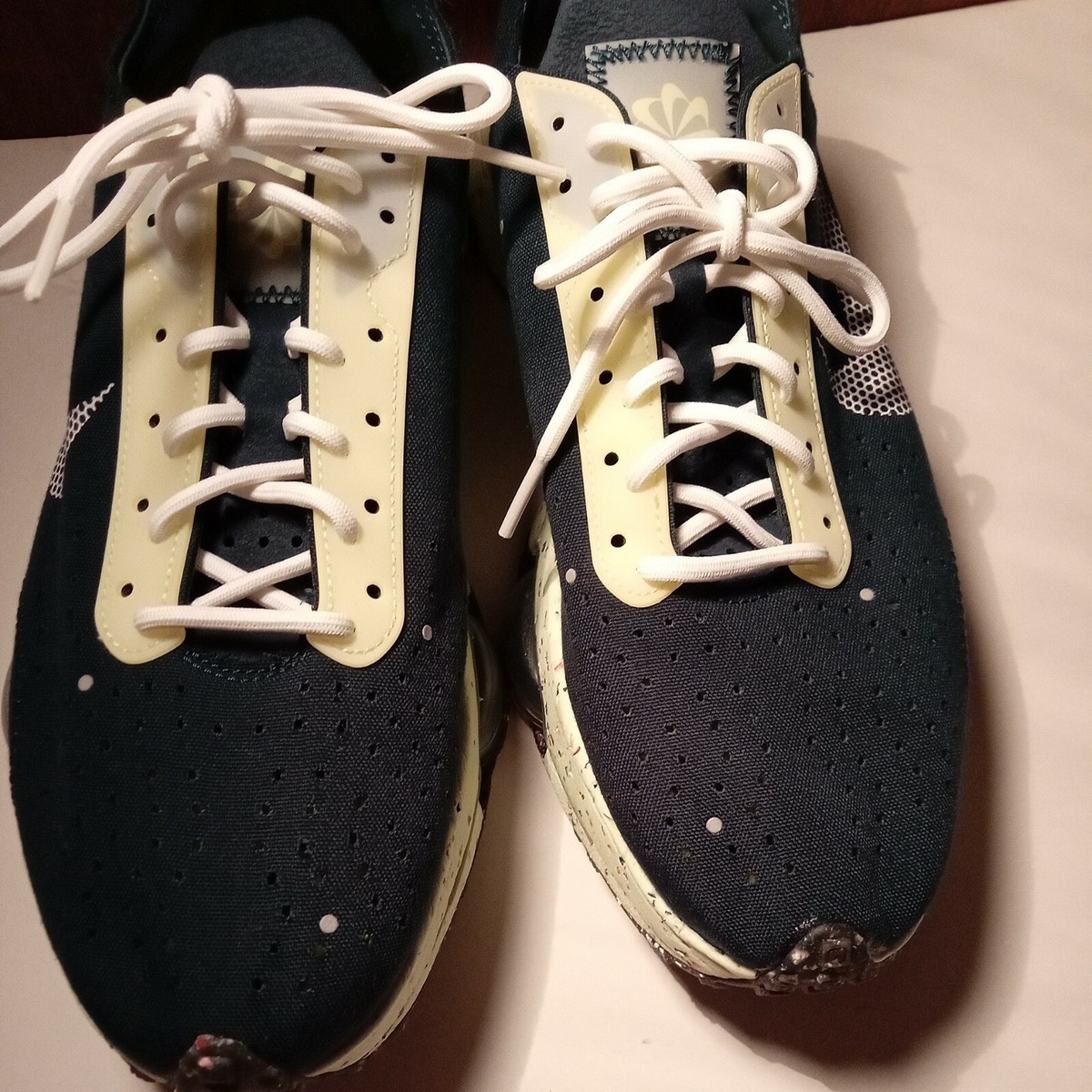 NWB Nike Mens Size 11.5 Air Zoom Type Crater Lime Navy White Shoes DH9628-400 MENS NIKE AIR ZOOM-TYPE CRATER, SIZE 8.5 ARMORY NAVY/WHITE  main image 3