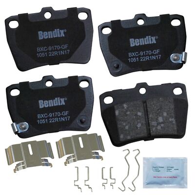 Disc Brake Pad Set-Priority One Ceramic BPR Bendix fits 04-05 Toyota RAV4