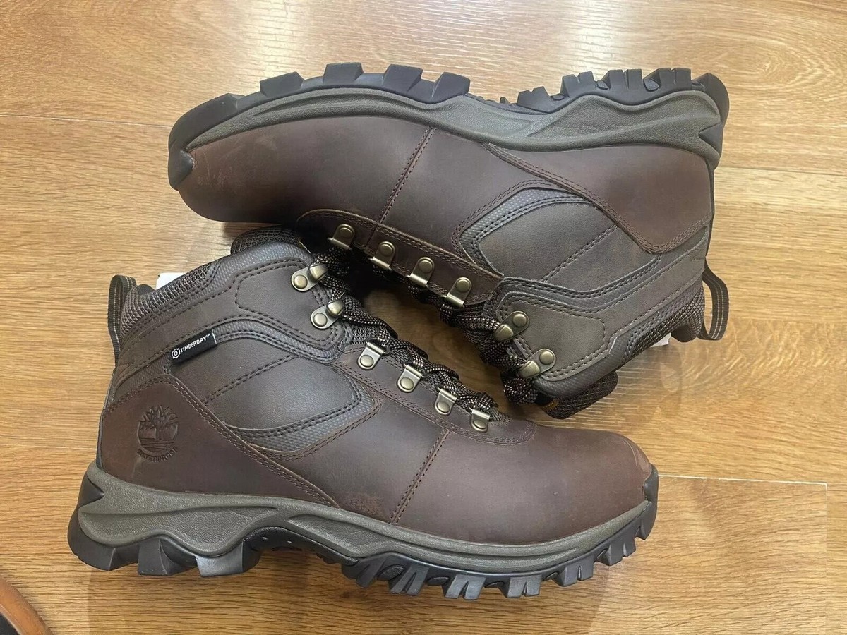 TIMBERLAND MEN'S MADDSEN MID LC WATERPROOF HK DARK BROWN 12730R ALL  SIZES - Main Image