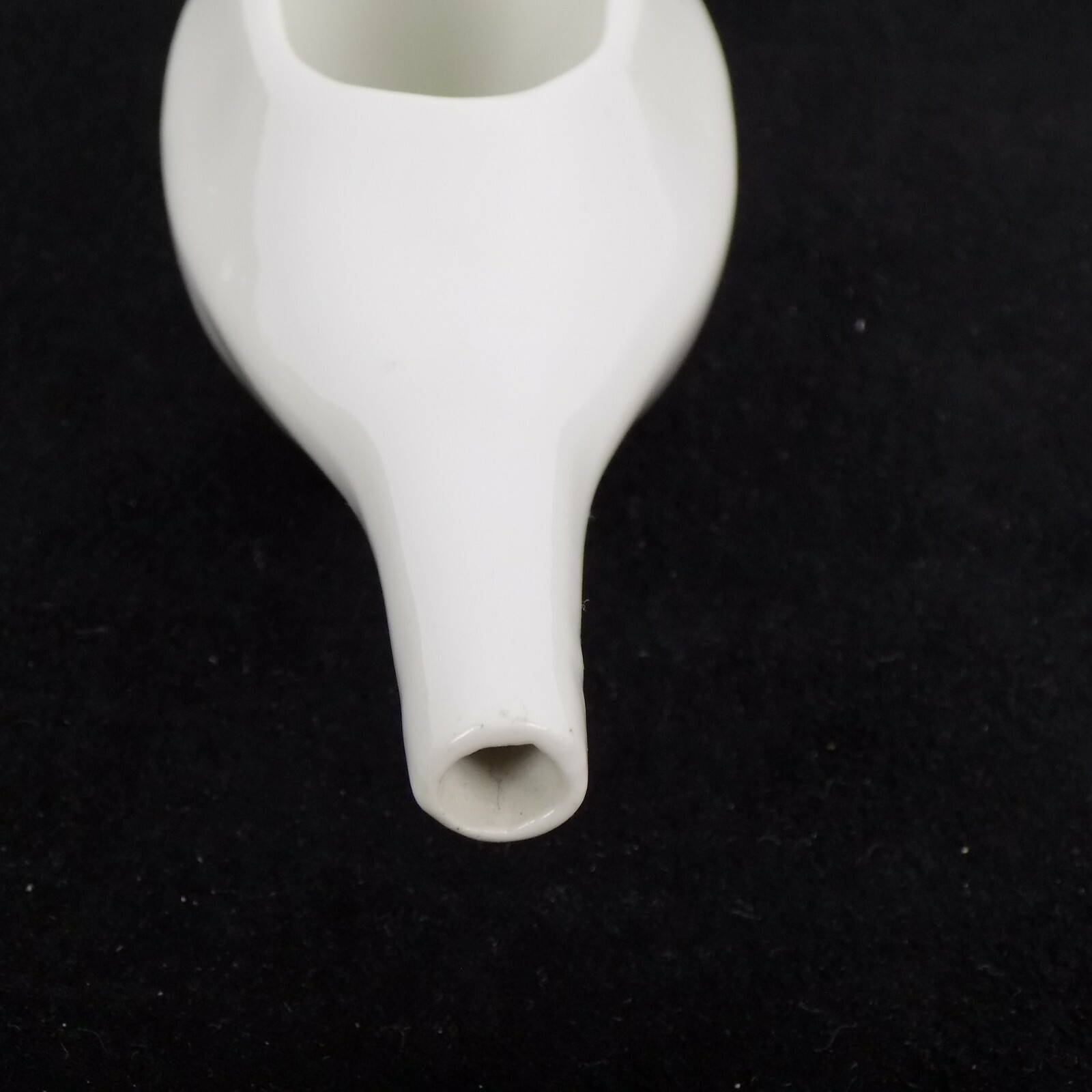 VINTAGE White Porcelain Pap Boat Infant Invalid Feeder