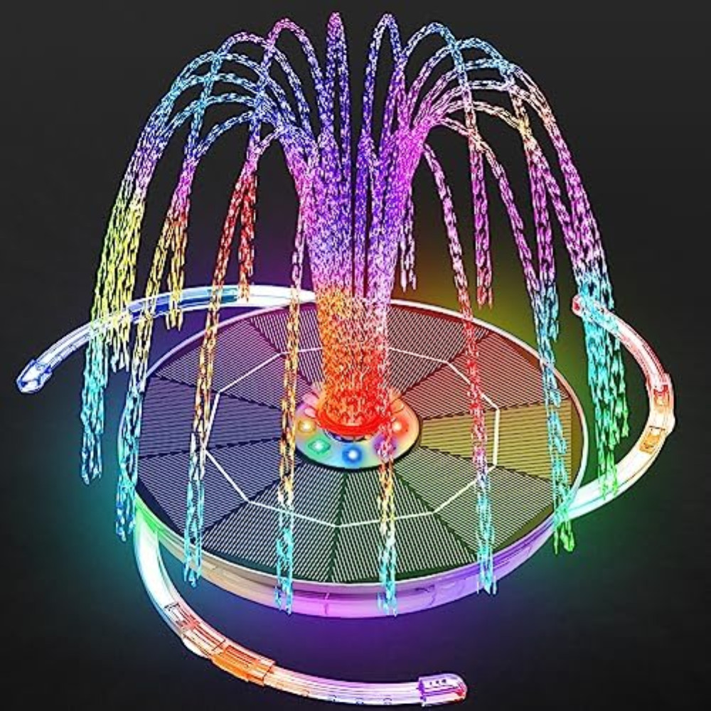 Fontana Solare AISITIN 6.5W LED: Giochi d'Acqua Magici per il Tuo Giardino