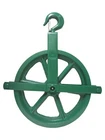 12″ Gin Block Pulley for 7/8″‑1″ Rope with Grease Fitting – Heavy‑Duty Wire Rope