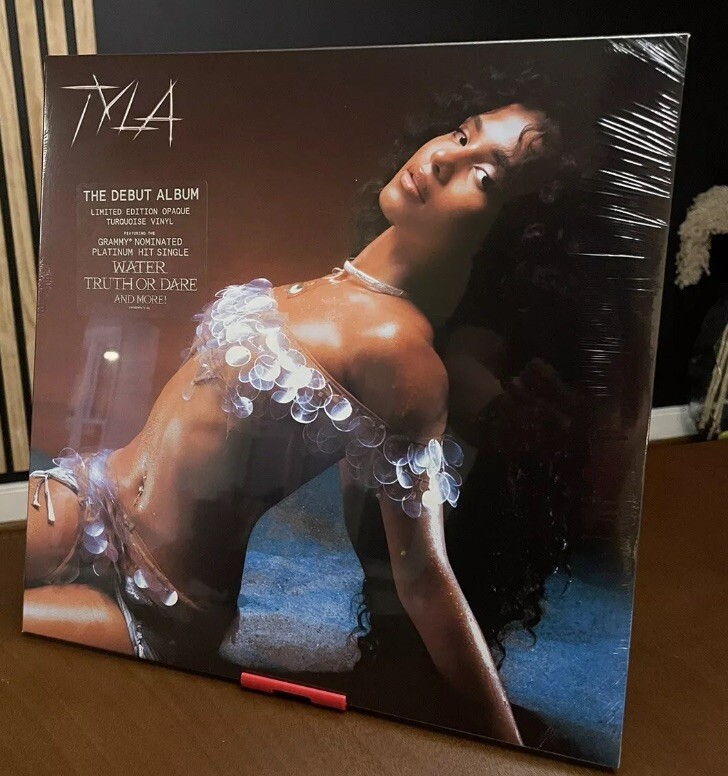 TYLA limited Edition Turquoise Vinyl Record Signed Insert