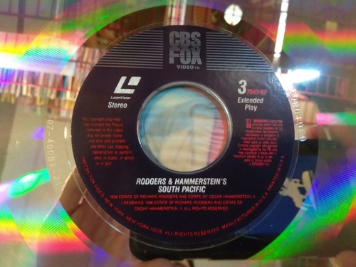 SOUTH PACIFIC Rossano Brazzi, Mitzi Gaynor, John Kerr 1958 CBS/FOX UR LASERDISC - Bild 5 von 5