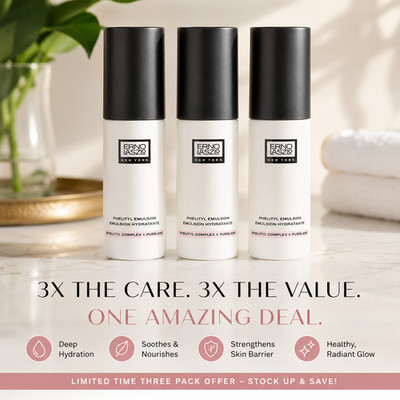 Erno Laszlo Phelityl Emulsion Moisturizer 1oz NIB Set of 3 Authentic