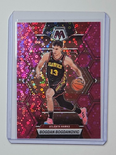 Bogdan Bogdanovic 2022-23 Panini Mosaic Pink Disco /20 #90 Hawks 🌸 - Picture 1 of 2
