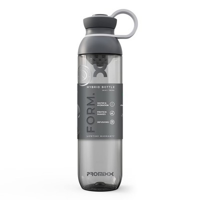 Protein Shaker Bottle 26oz Leakproof Durable Gym Graphite Gray Promixx FORM