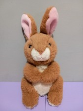 Keel Toys Keeleco Brown And White Fluffy Bunny Rabbit Plush Toy Soft Toy