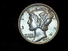 1942 AU Mercury Dime