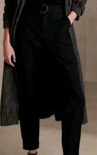 Banana Republic Slim Refined Stretch Cargo Utility Pants Black Sz 10 120 746693