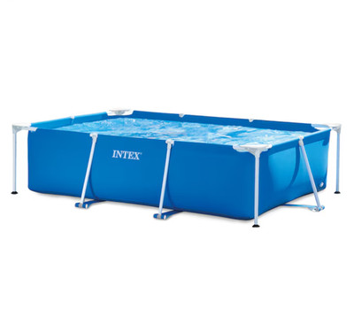 Intex 8.5-ft x 5.3-ft x 25.5-in Metal frame Rectangle Above-Ground Pool
