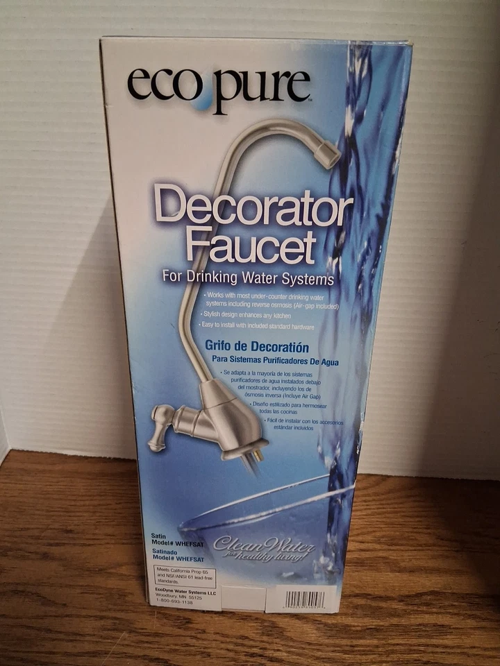 NIB, Eco Pure, Decorator Faucet for drinking water systems, SATIN - Image 2 of 2