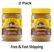 SunButter Original Sunflower Seed Butter 16 oz Jar  2 pack 