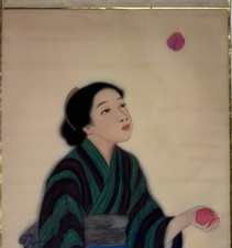 古董日本画作、画卷| eBay