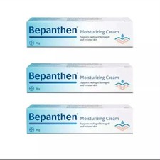 3X Bepanthen Moisturizing Cream For Healing Of Damaged And Irritated Skin 30g