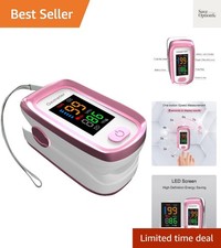 Pulse Oximeter Fingertip, Blood Oxygen Saturation Monitor with Large LED Disp...