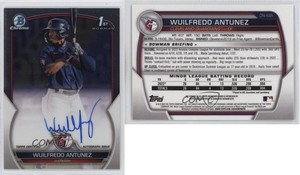 2023 Bowman Chrome Prospect Auto Wuilfredo Antunez #CPA-WAN Auto