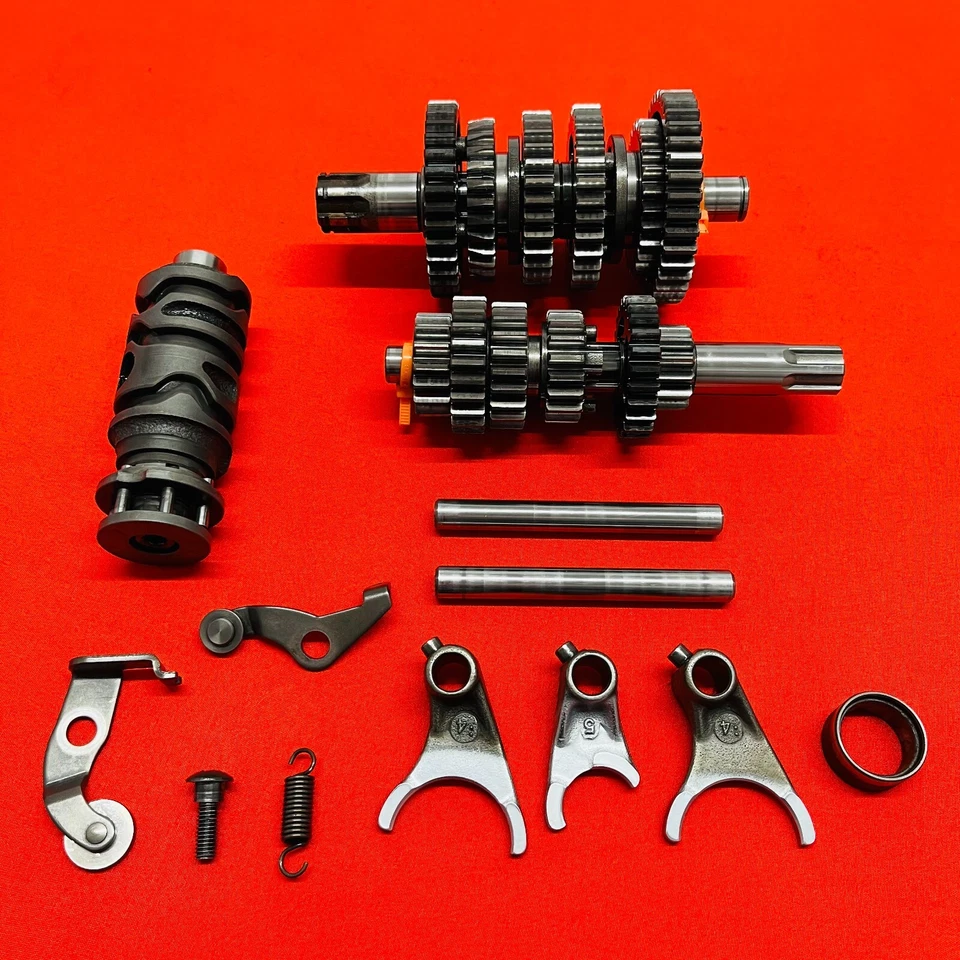 Caja de cambios completa de transmisión KX65 2005-2022 genuina OEM KAWASAKI RM KX 65 Foto 2 de 4