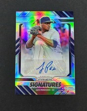 Luis Perdomo 2020 Prizm Signatures Auto Silver Holo #S-LP