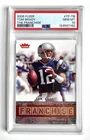PSA 10 Tom Brady 2006 Fleer The Franchise #TF-TB New England Patriots Low Pop