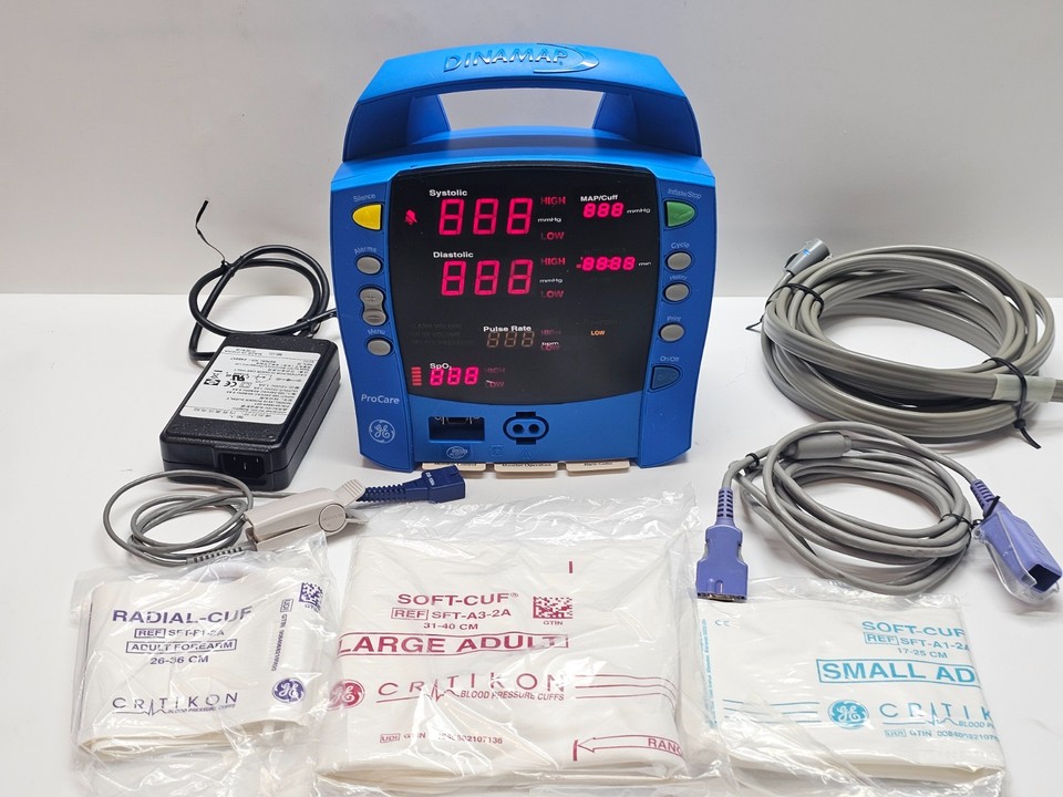 Patient Monitor GE Dinamap ProCare Bedside SpO2,NIBP,Nellcor BP Monitor ...