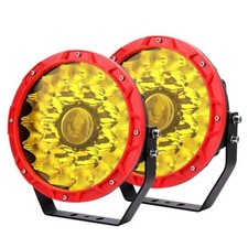 9inch Round Led Offroad lights, 2Pcs 300W Amber Round Led Driving Light Y300