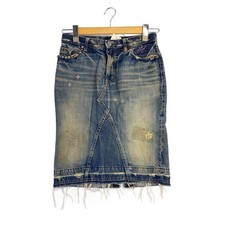 HYSTERIC GLAMOR Skirt Cotton Navy Size S Classic Denim Skirt Ages 14 