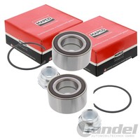 2X Mapco RADLAGER-SATZ Hinten Vorne Passend FüR Fiat 500 Panda Seicento Ford Ka