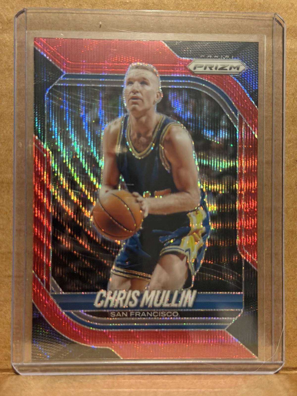 2025-26 Prizm Basketball Chris Mullin Red Wave /299 